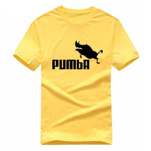 Load image into Gallery viewer, 2019 New funny tee cute t shirts homme Pumba