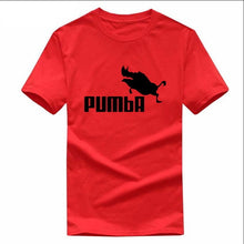 Load image into Gallery viewer, 2019 New funny tee cute t shirts homme Pumba