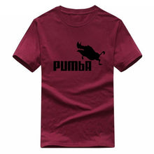 Load image into Gallery viewer, 2019 New funny tee cute t shirts homme Pumba