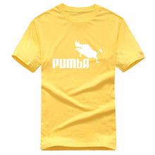 Load image into Gallery viewer, 2019 New funny tee cute t shirts homme Pumba